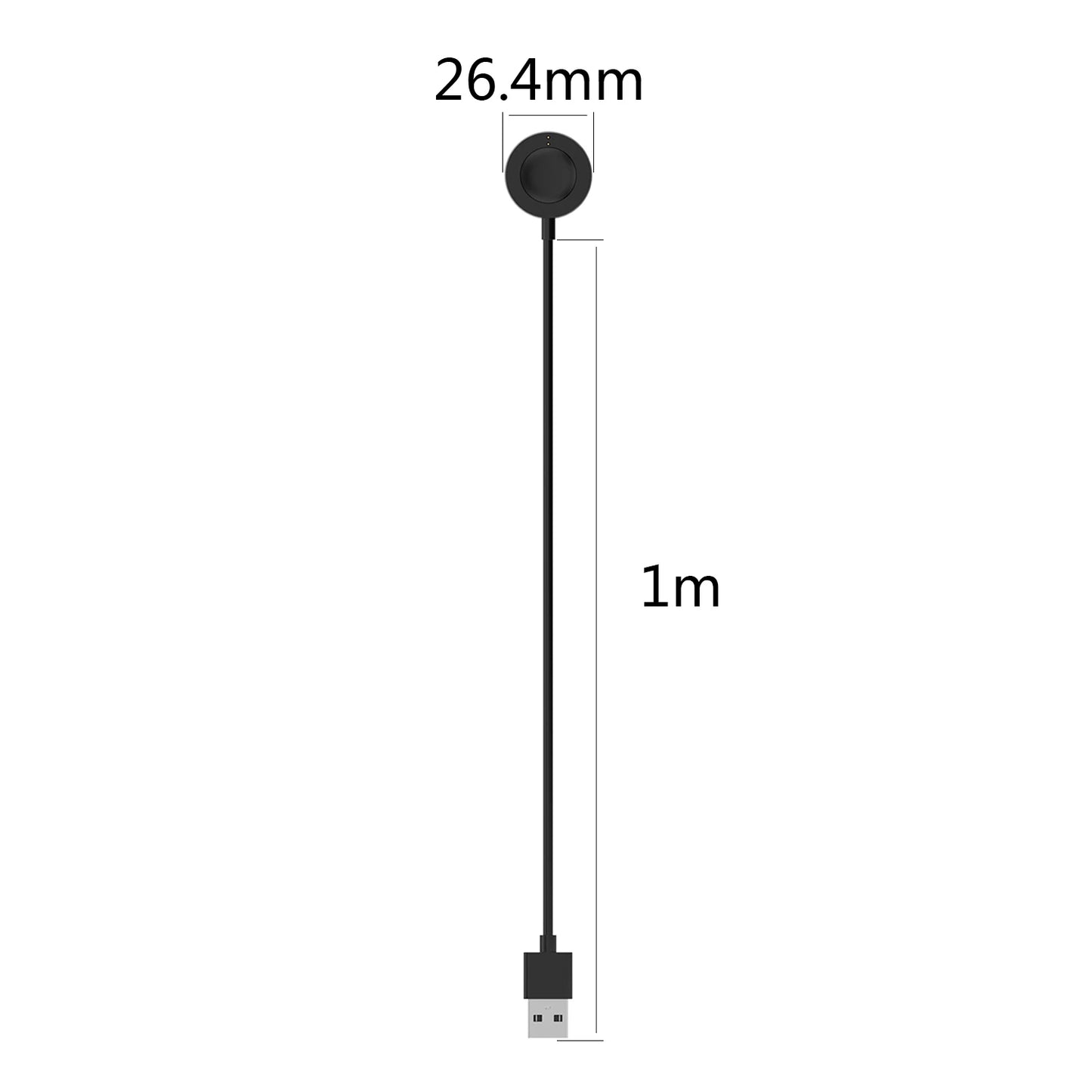 Chargeur Fossil Gen 4/5/5E/6 – Câble de Recharge USB pour Montres Connectées