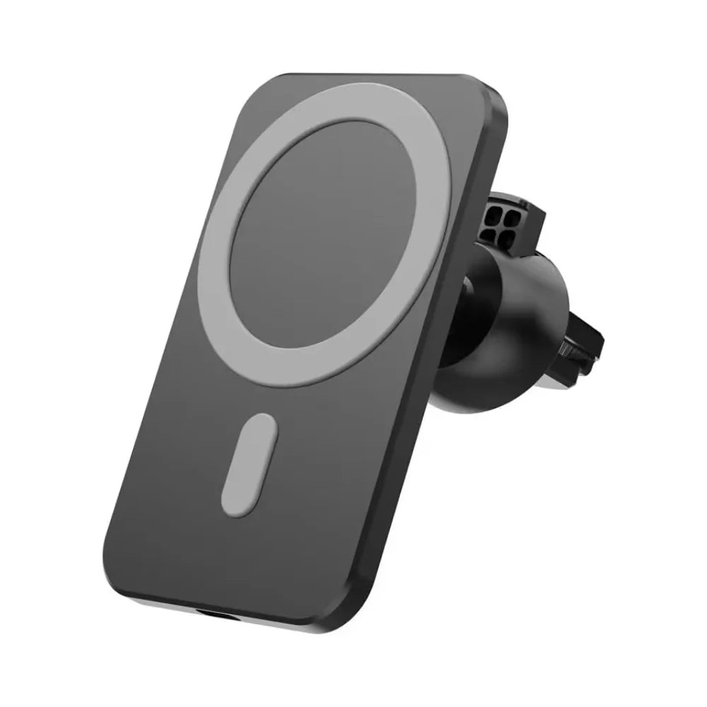 Chargeur Voiture Sans Fil 15W – MagSafe & Fixation Grille