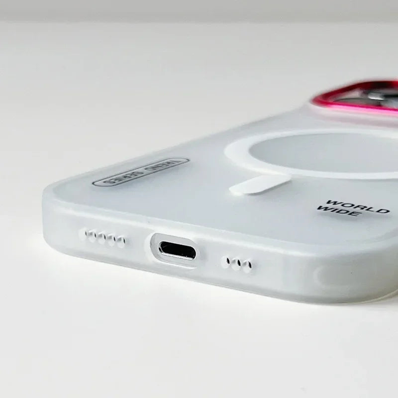 Coque iPhone MagSafe – Protection Givrée & Recharge Sans Fil