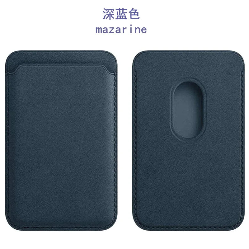 Étui iPhone MagSafe + Porte-Carte Cuir Intégré