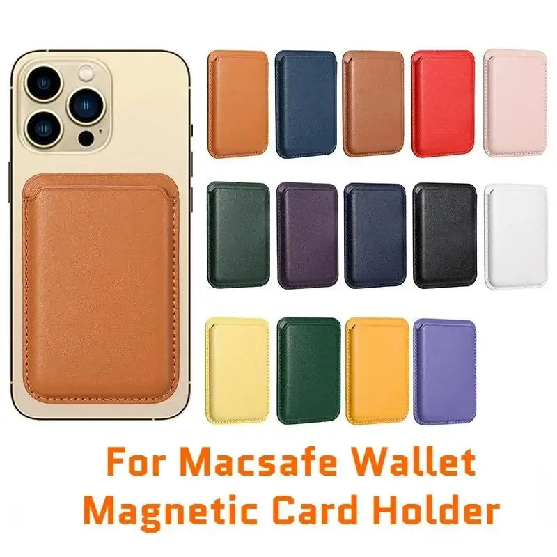 Étui iPhone MagSafe + Porte-Carte Cuir Intégré