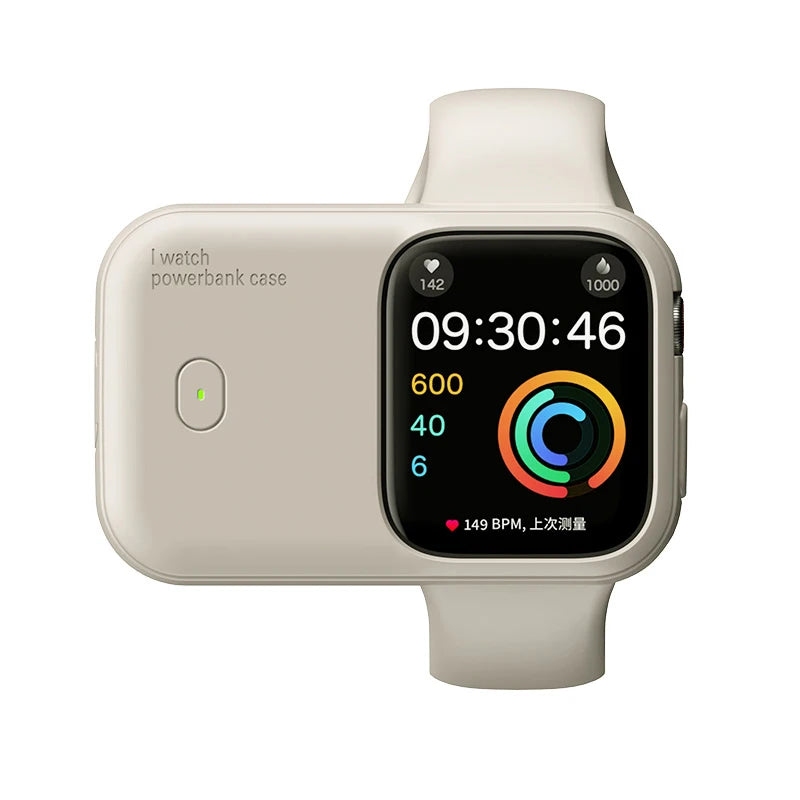 Batterie Externe 1200mAh pour Apple Watch – Chargeur Magnétique Sans Fil Portable