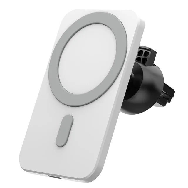 Chargeur Voiture Sans Fil 15W – MagSafe & Fixation Grille