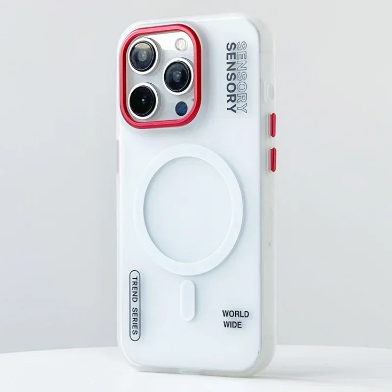 Coque iPhone MagSafe – Protection Givrée & Recharge Sans Fil