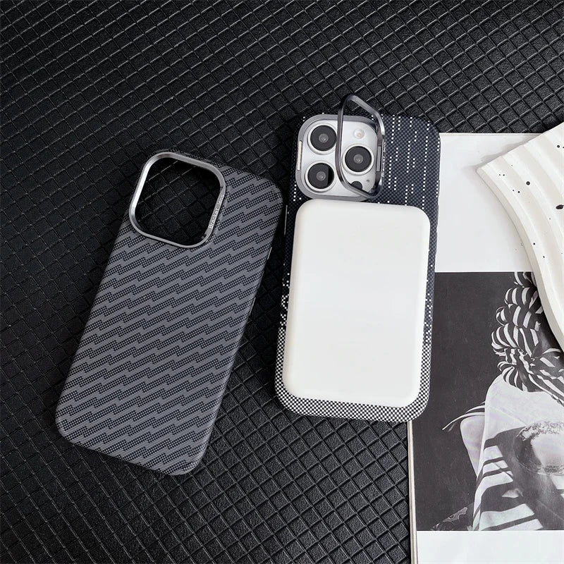 Coque Fibre de Carbone iPhone – MagSafe & Antichoc