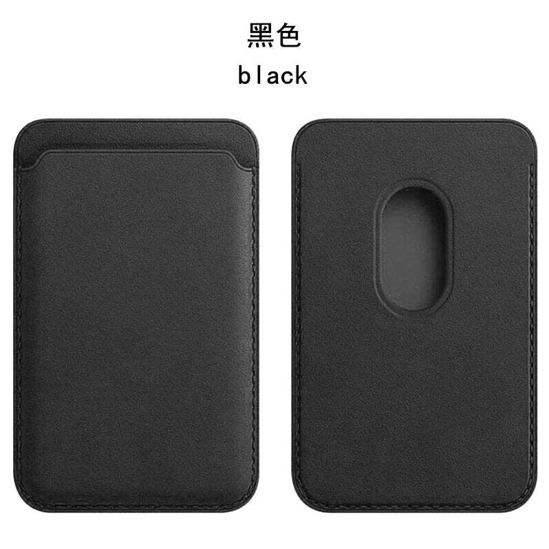 Étui iPhone MagSafe + Porte-Carte Cuir Intégré