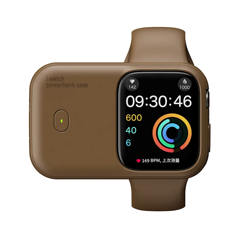 Batterie Externe 1200mAh pour Apple Watch – Chargeur Magnétique Sans Fil Portable