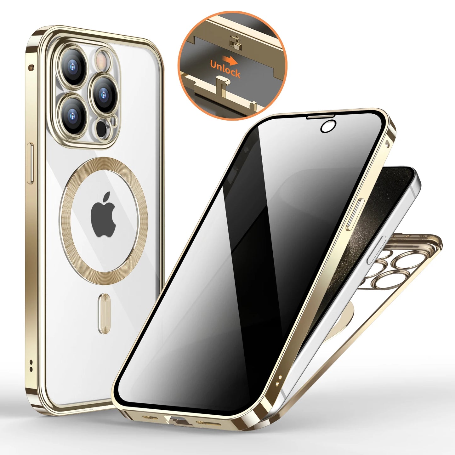 Coque Intégrale iPhone 15 Pro Max – MagSafe & Confidentialité
