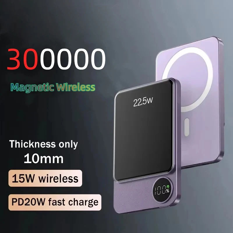Batterie Externe Magnétique iPhone – 22,5W Ultra Mince