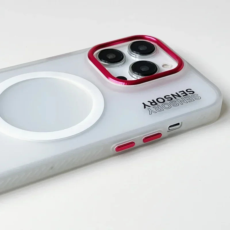 Coque iPhone MagSafe – Protection Givrée & Recharge Sans Fil