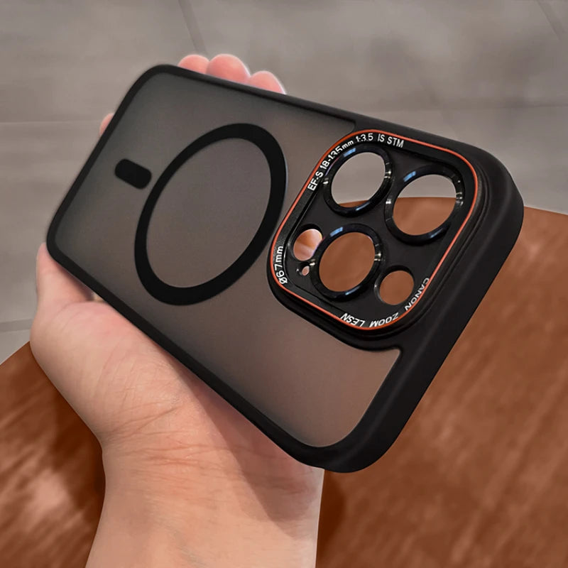 Coque Antichoc Mate MagSafe – iPhone 12 à 16 Pro Max