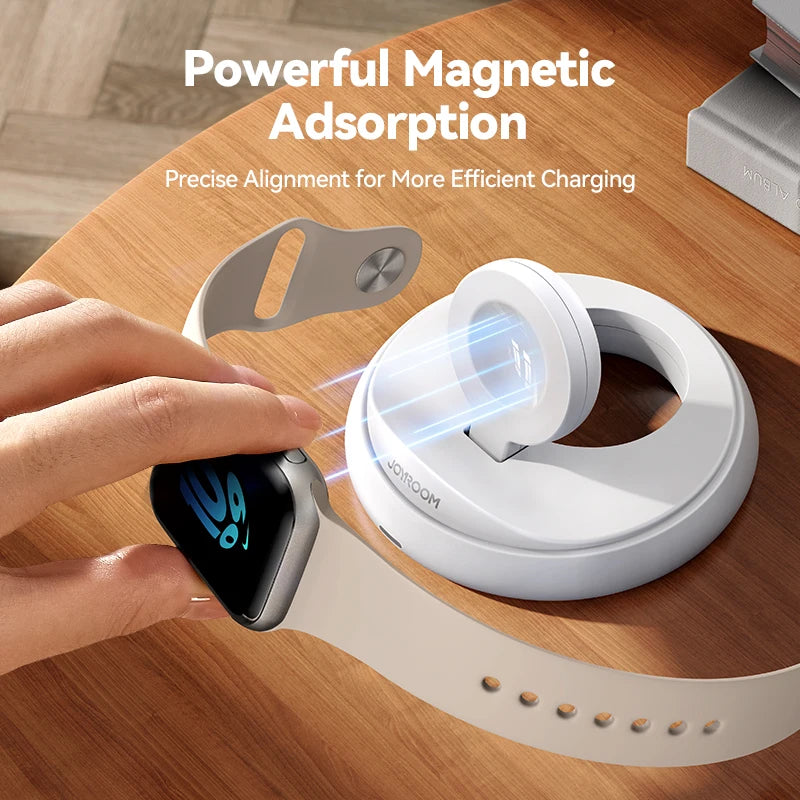 Chargeur iWatch JR-W12 – Dock Magnétique Portable pour Apple Watch Ultra / SE / Série 9 à 4