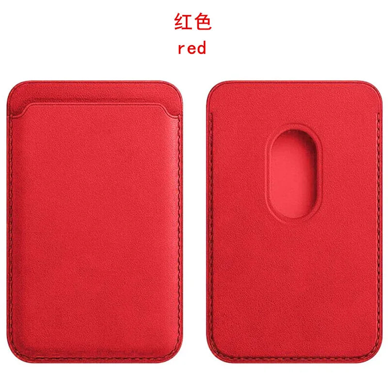 Étui iPhone MagSafe + Porte-Carte Cuir Intégré