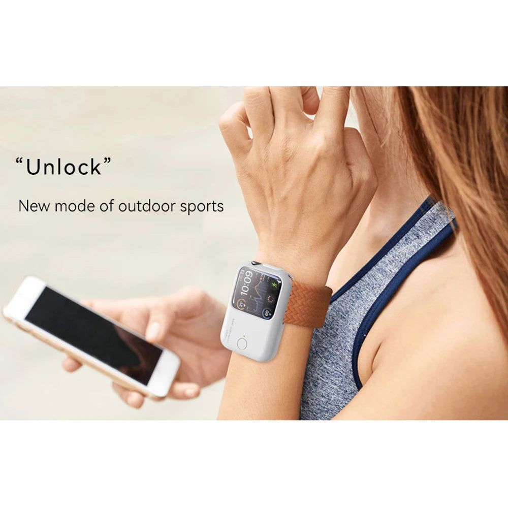 Batterie Externe 1200mAh pour Apple Watch – Chargeur Magnétique Sans Fil Portable