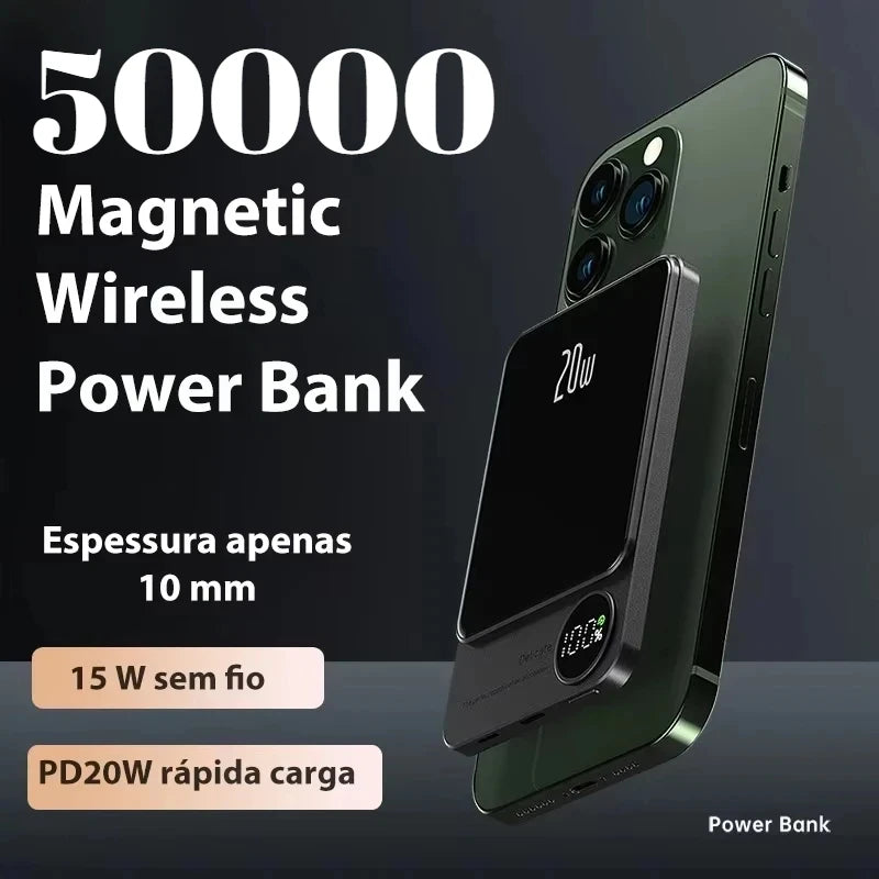 Batterie Externe Magnétique iPhone – 22,5W Ultra Mince