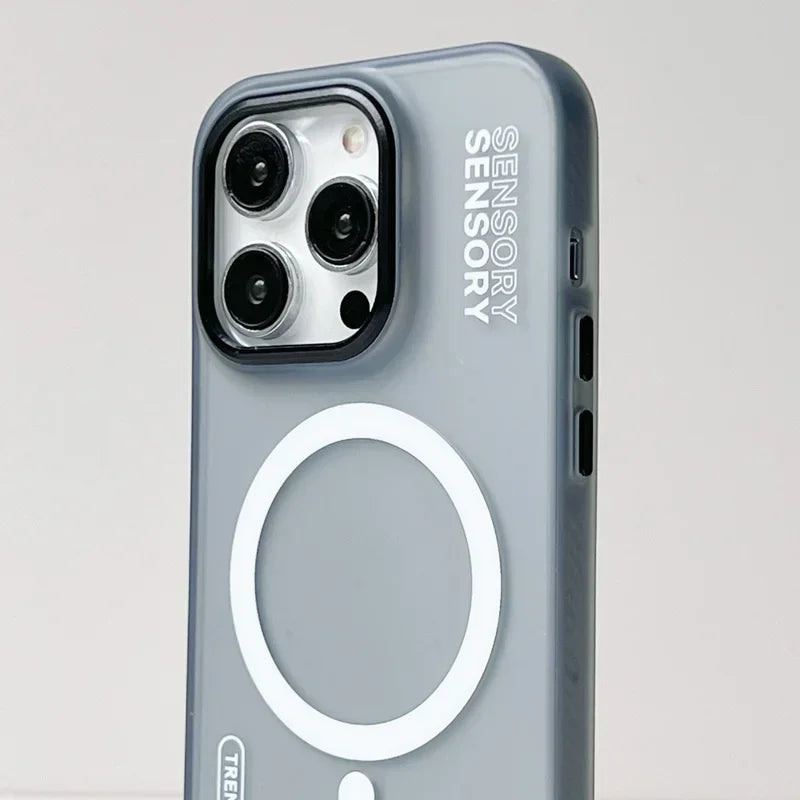 Coque iPhone MagSafe – Protection Givrée & Recharge Sans Fil