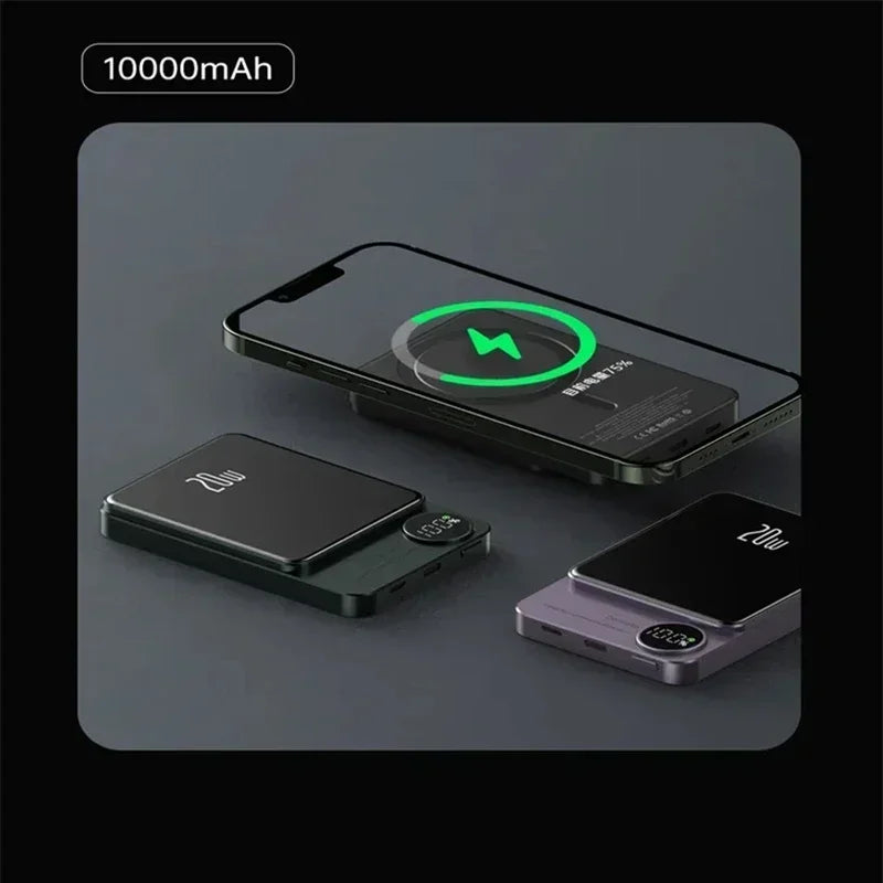 Batterie Externe Magnétique iPhone – 22,5W Ultra Mince