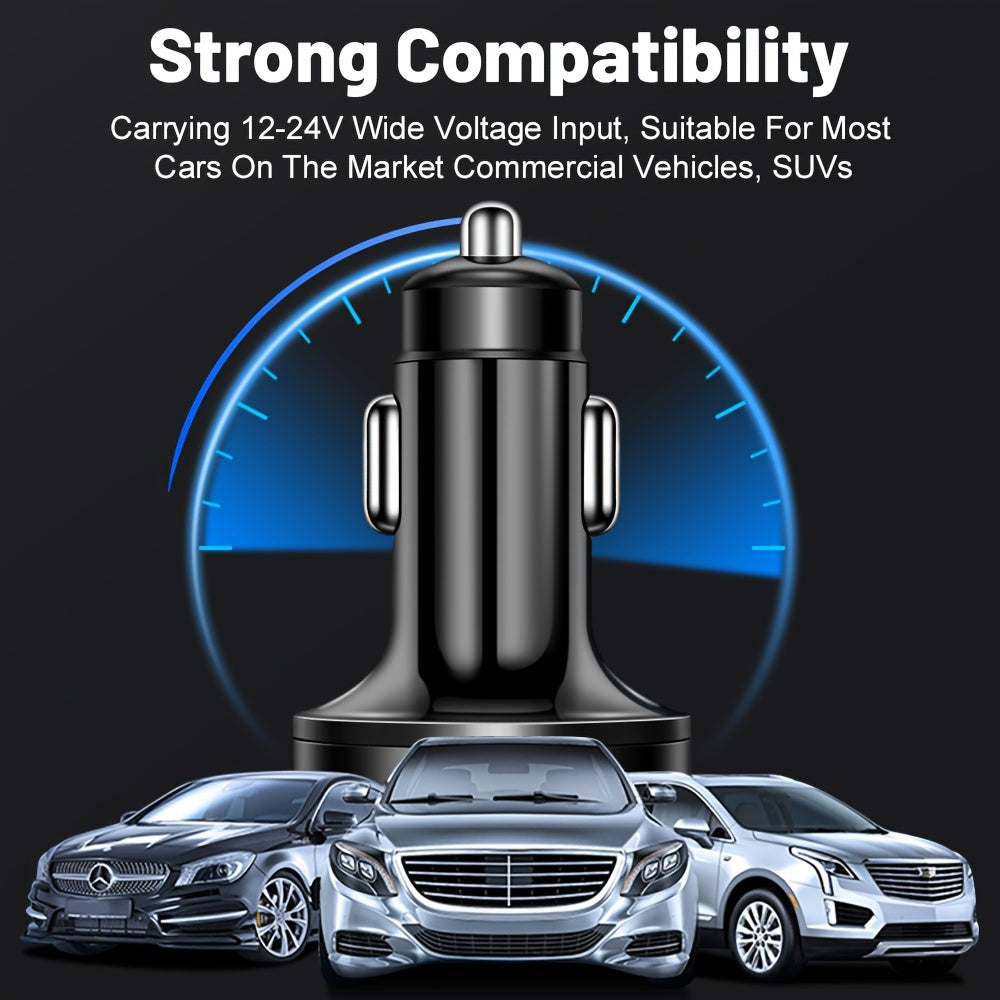 Chargeur Voiture 6 Ports – USB & USB-C, 40W, Charge Rapide