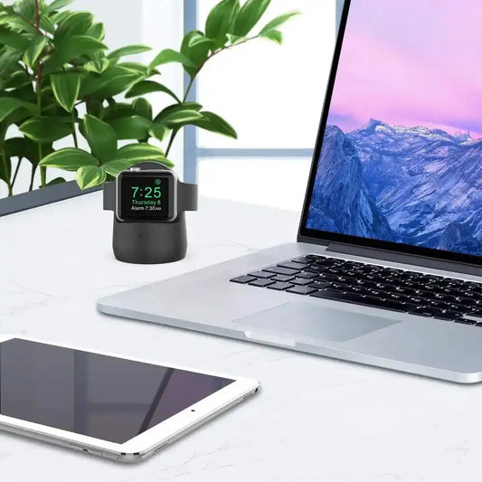 Station de Charge iWatch – Support Mode Chevet en Silicone