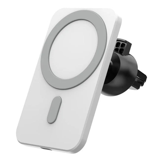 Chargeur Voiture Sans Fil 15W – MagSafe & Fixation Grille