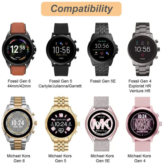 Chargeur Fossil Gen 4/5/5E/6 – Câble de Recharge USB pour Montres Connectées
