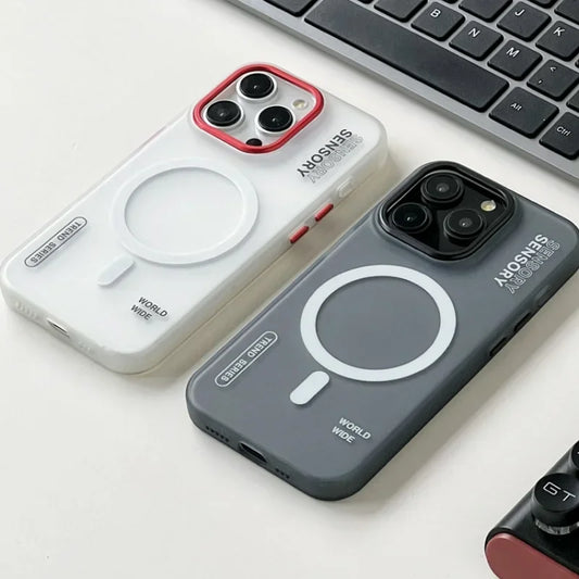 Coque iPhone MagSafe – Protection Givrée & Recharge Sans Fil