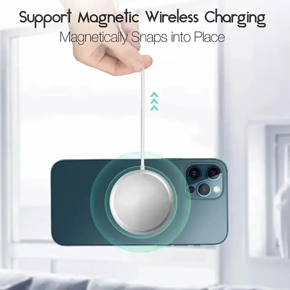 Chargeur Sans Fil Magnétique 30W pour iPhone & AirPods – Compatible MagSafe