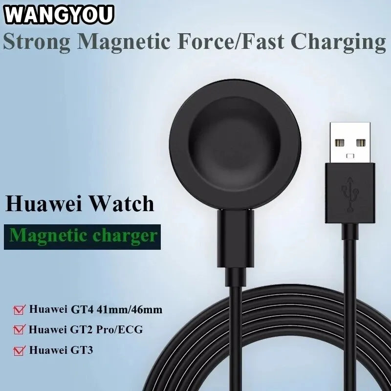 Chargeur Sans Fil Huawei Watch 3/4 Pro & GT – Câble Magnétique de Remplacement