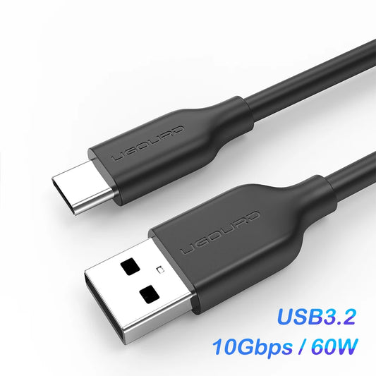 Câble USB A vers Type-C UGOURD – 10Gbps, OTG, Charge Rapide
