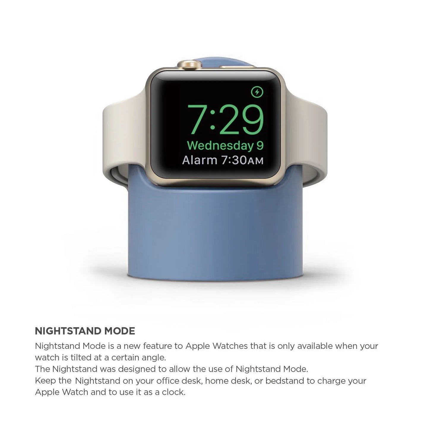 Station de Charge iWatch – Support Mode Chevet en Silicone